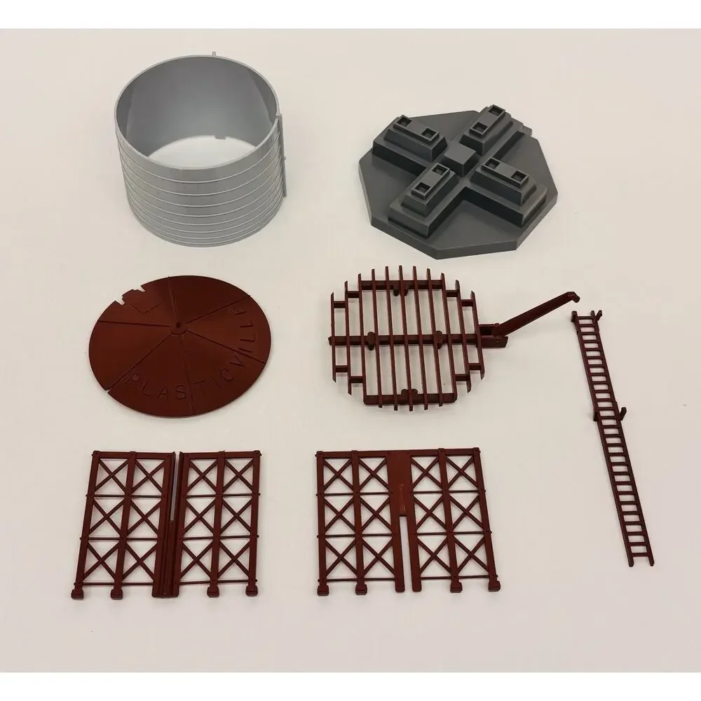 Plasticville O & S Gauge Water Tank 1615-100 Complete w/ Box